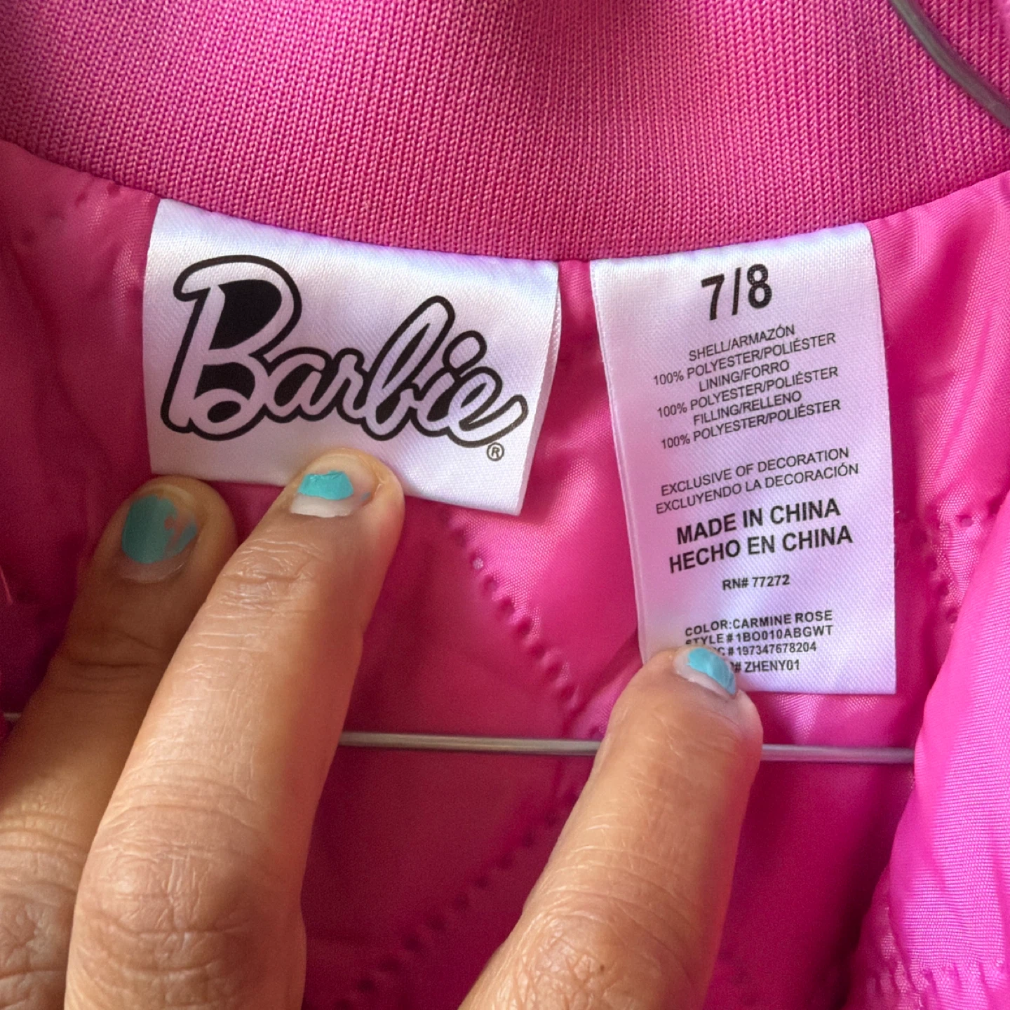 Barbie jacket size 7/8 - photo 3