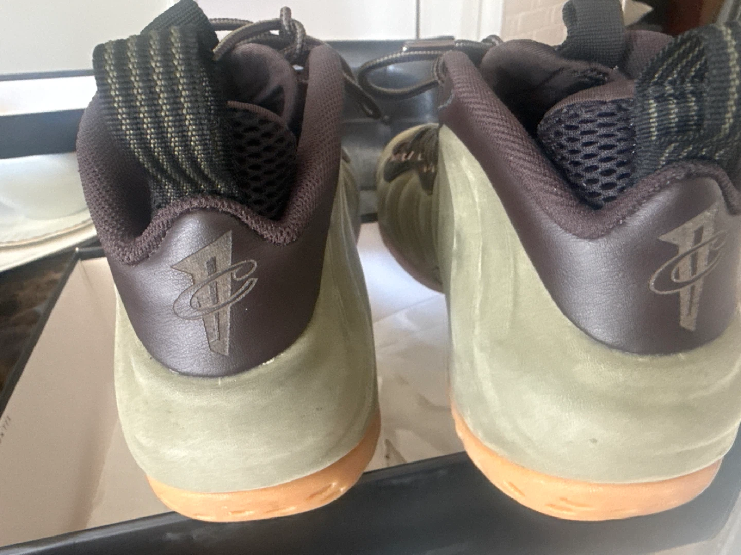 Nike Air Foamposite One PRM Olive Size 8 - photo 4