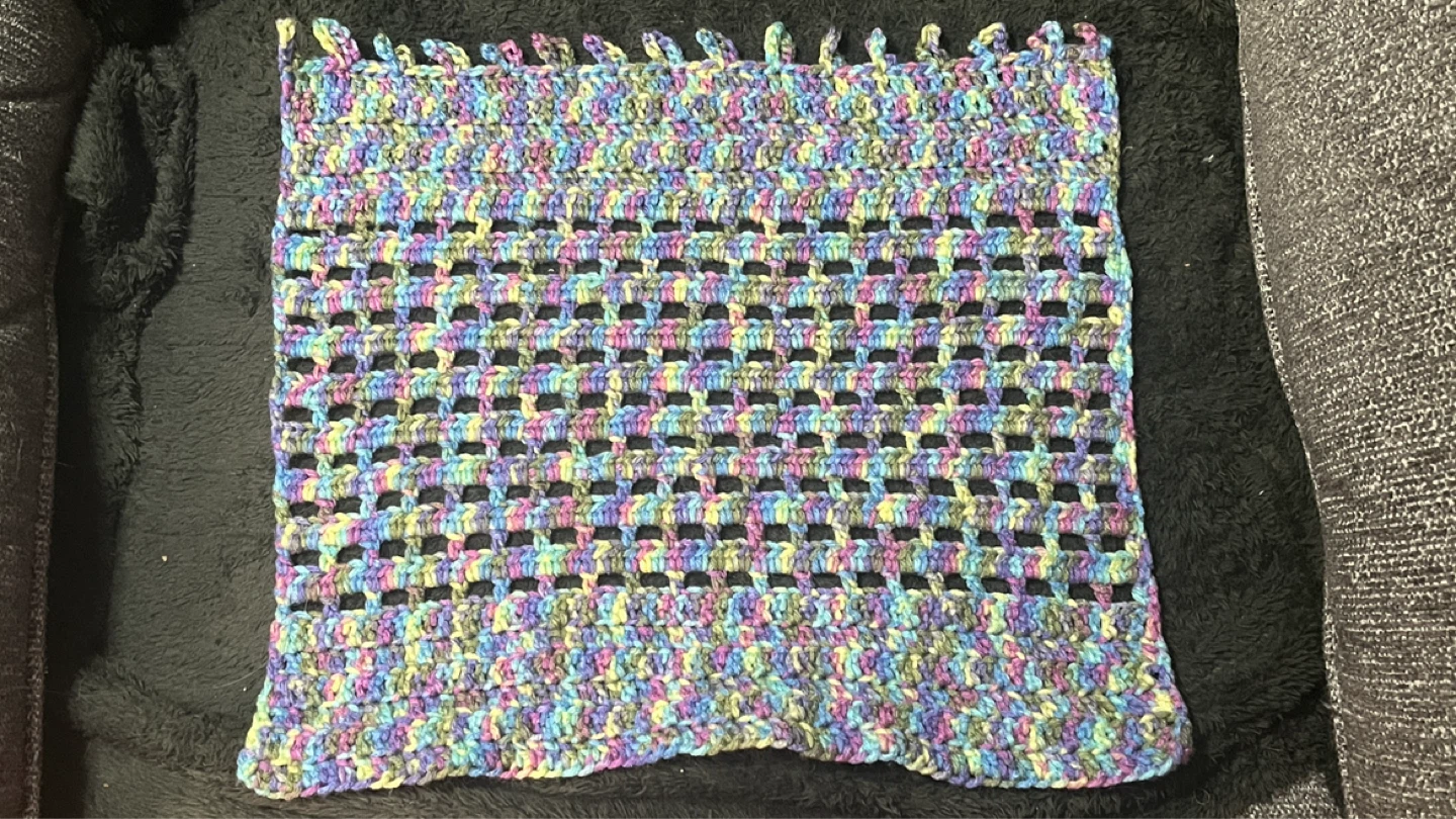 Hand-Crocheted hair accessories holder