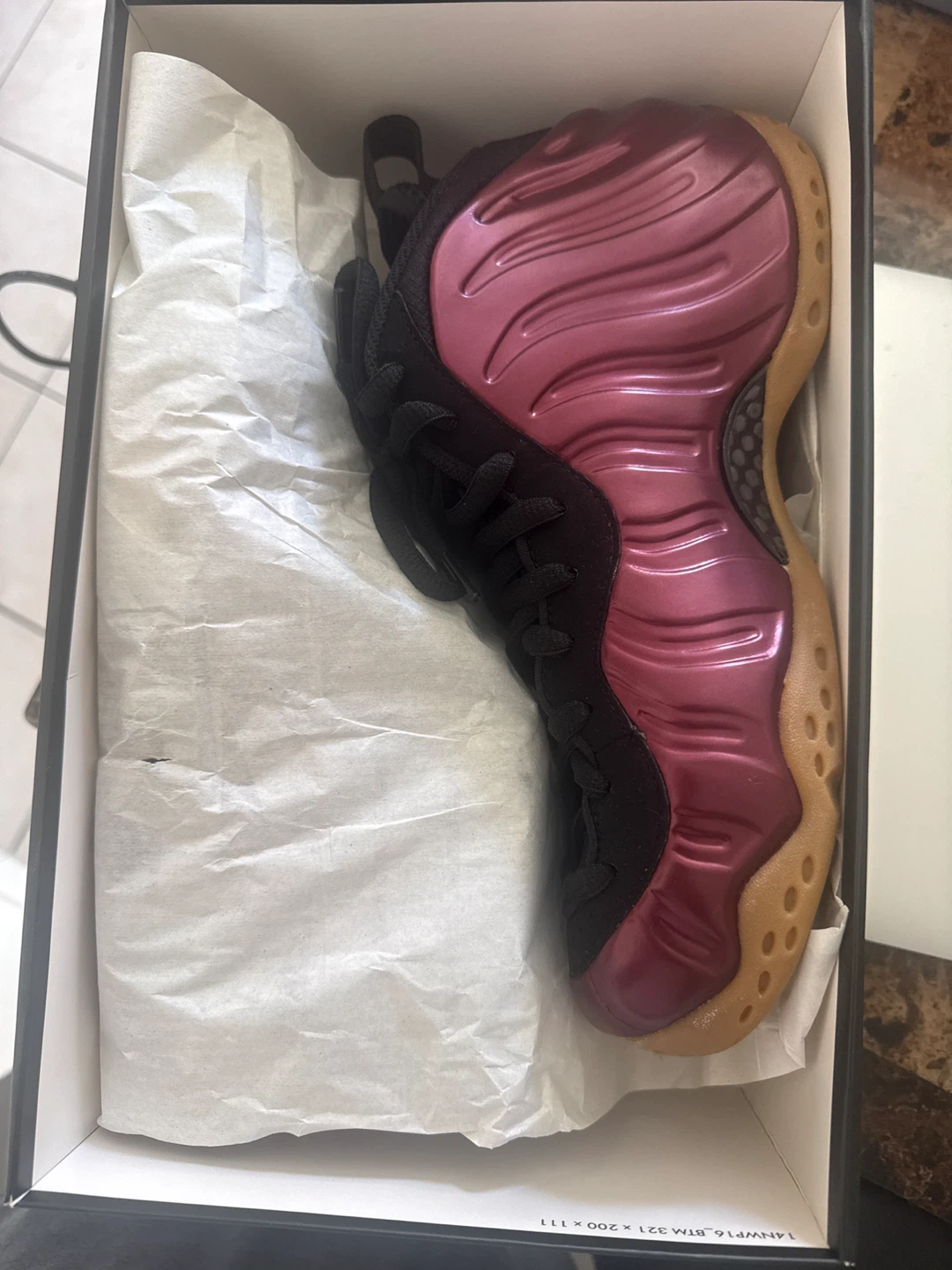 Nike Air Foamposite One 'Night Maroon' Size 8