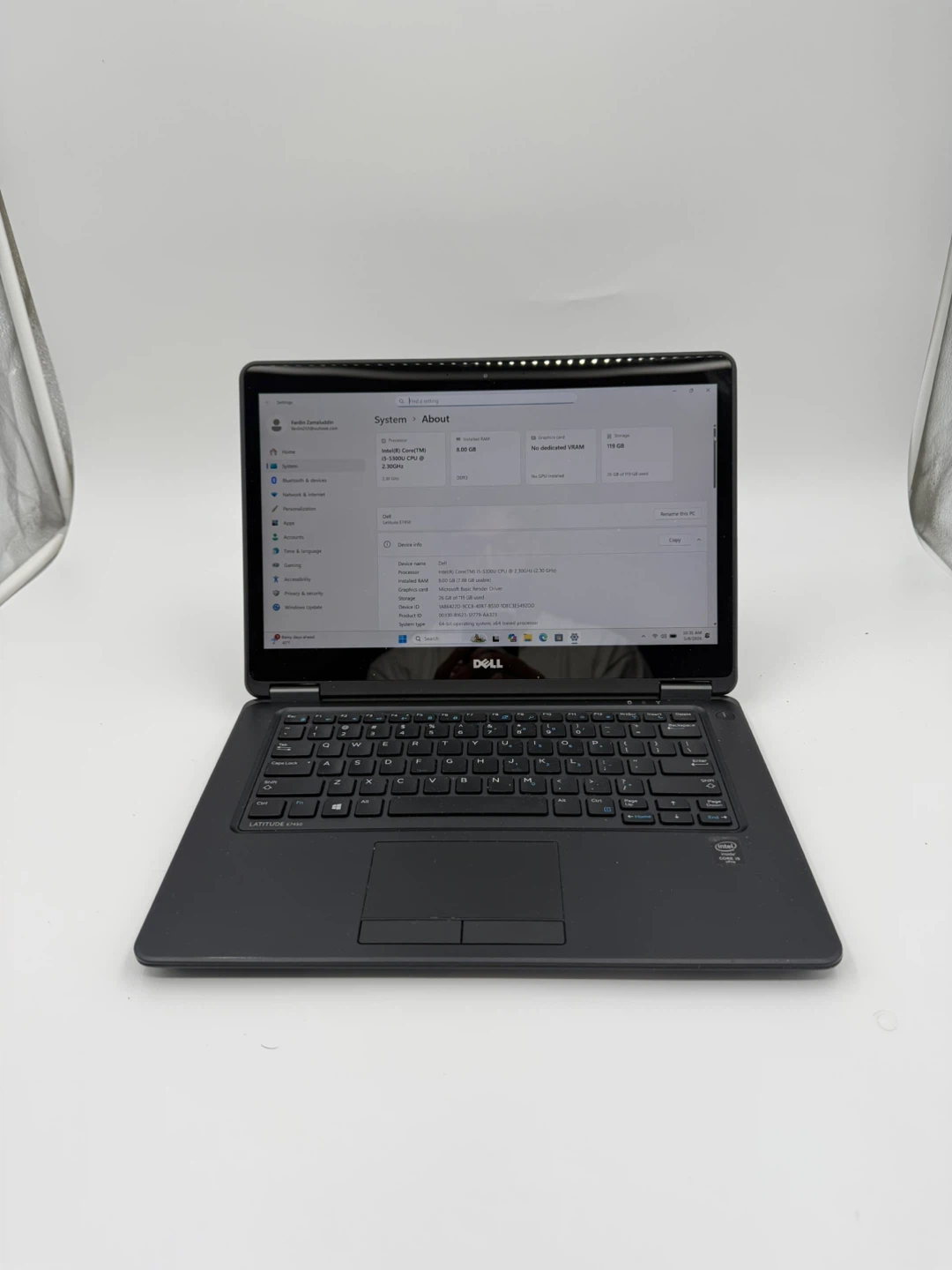 Touchscreen Dell Latitude E7450 i5 5th Gen
