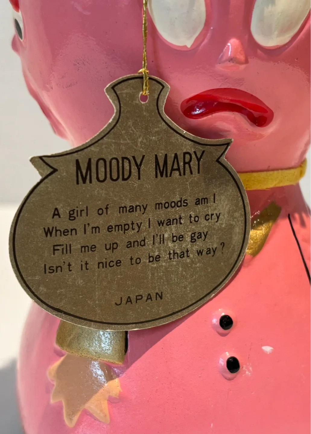 Lego Moody Mary Vintage 1970's Pink Bank Retail Hang-Tag Japan - photo 5