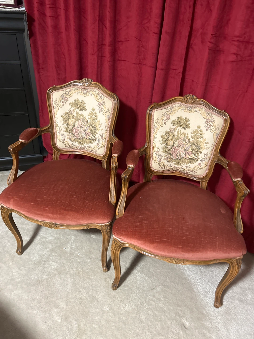 Pair of Vintage Accent Chairs