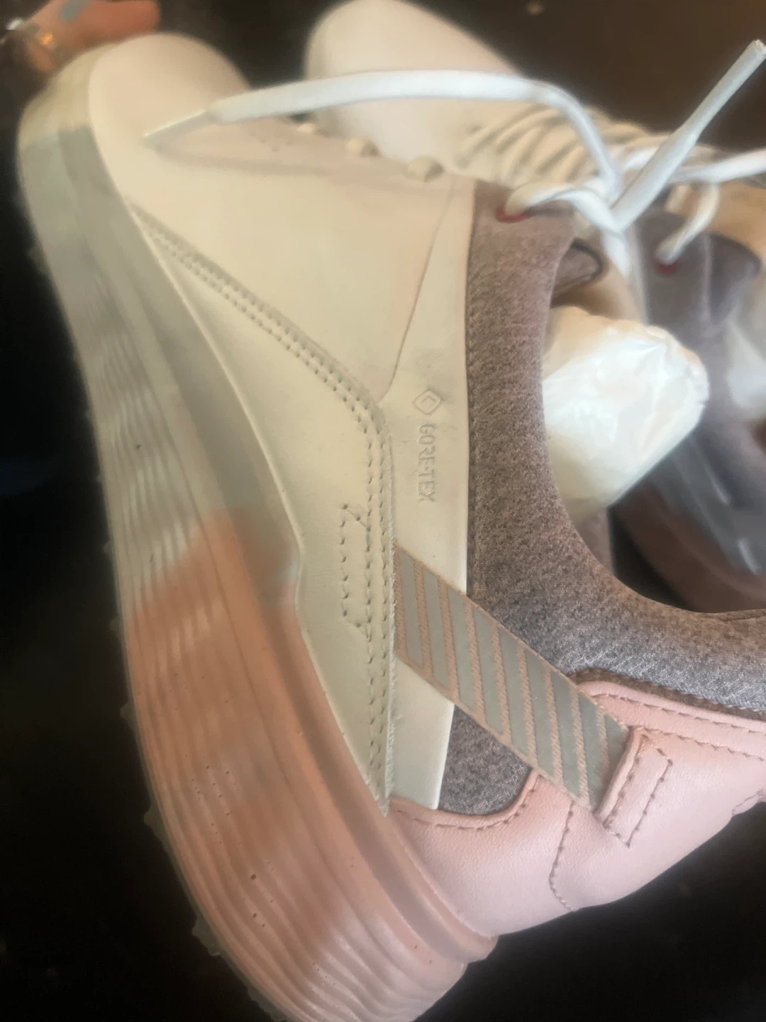 Ecco Women's Golf Shoes GORE-TEX White Pink Size 8.5 - photo 3