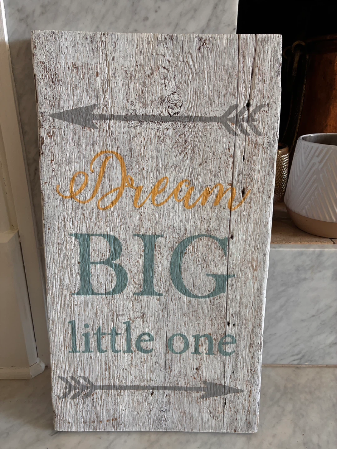Salvaged wood  decorative sign