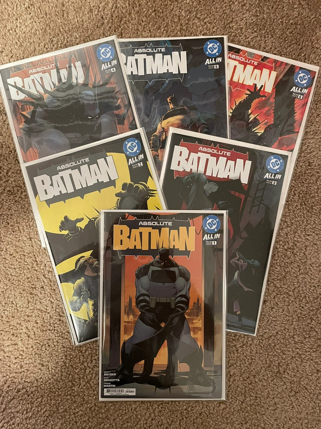 Absolute Batman Comic Lot First Prints