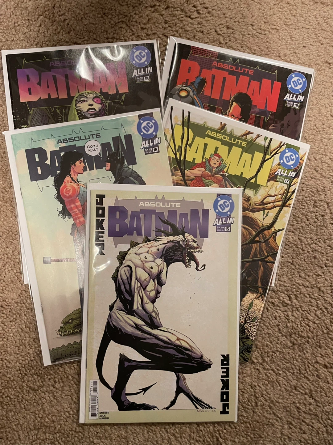 Absolute Batman Comic Lot First Prints - photo 3
