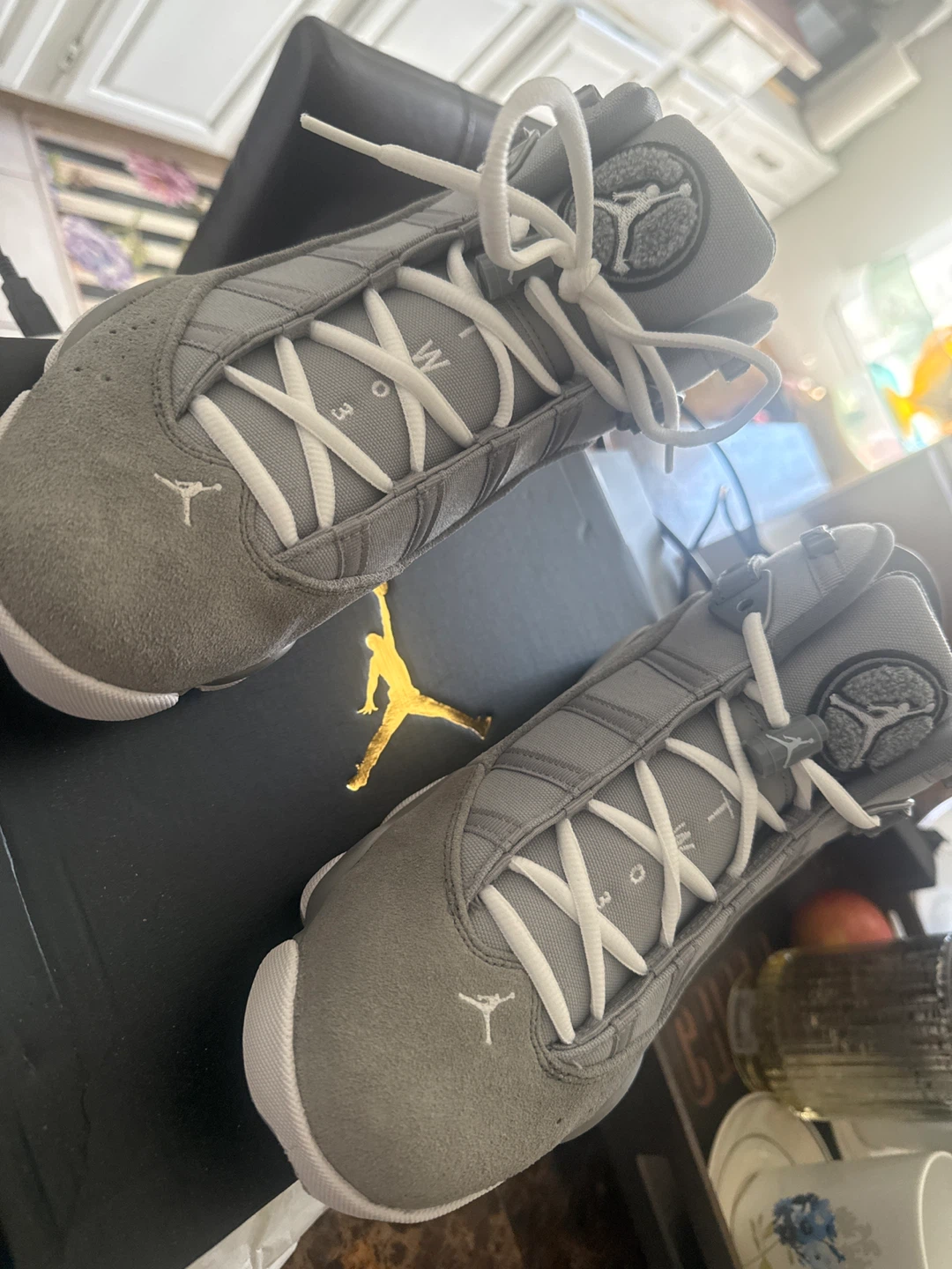 Jordan 6 Rings Matte Silver/White-Cool Grey - photo 4