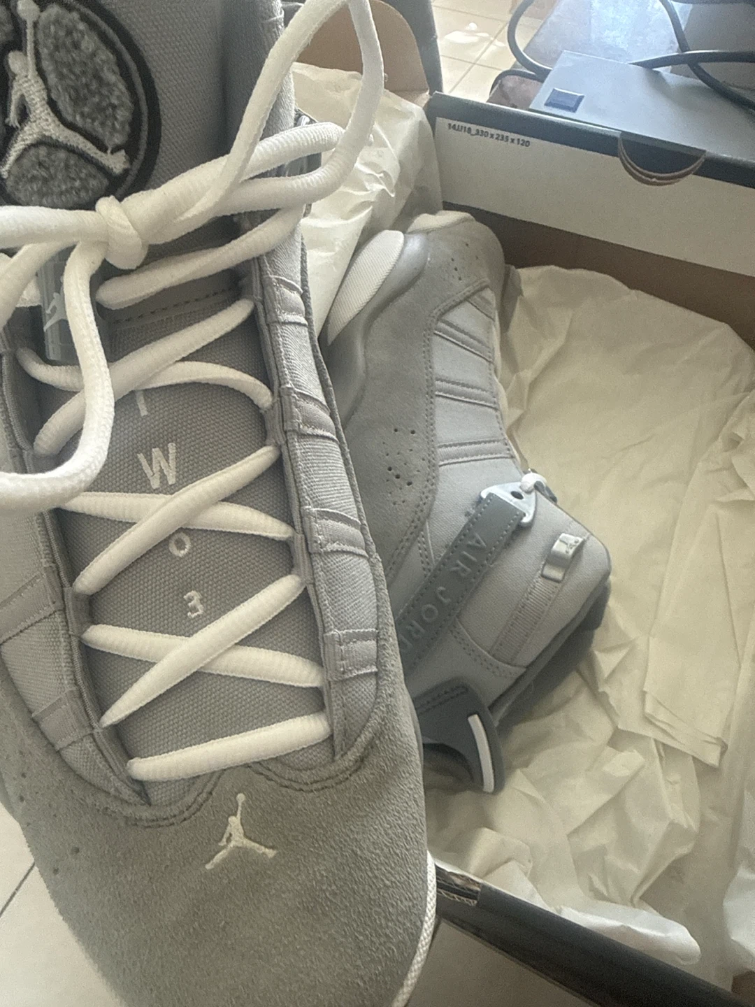 Jordan 6 Rings Matte Silver/White-Cool Grey - photo 3