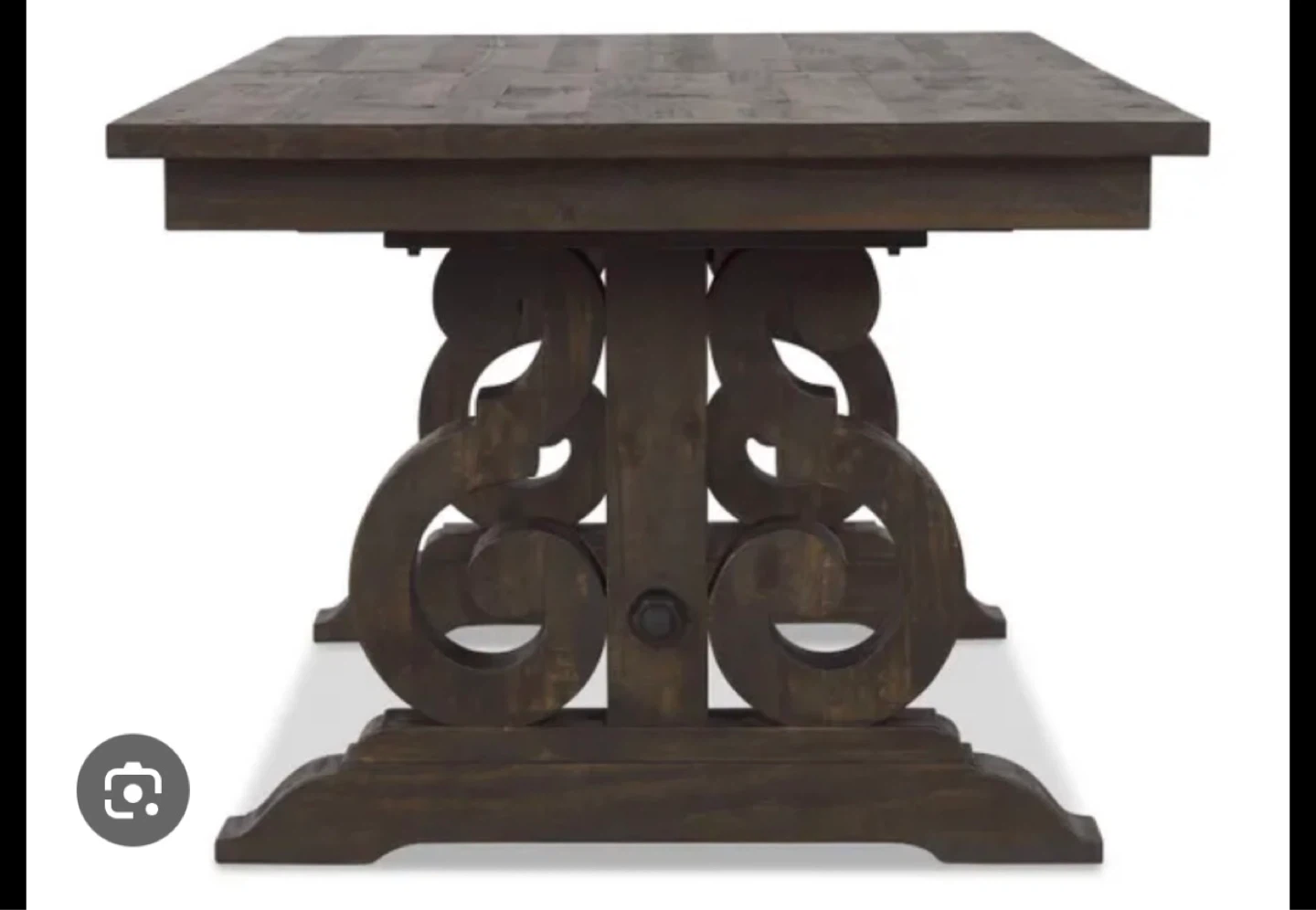 Rustic trestle Dining Table or kitchen island - photo 3