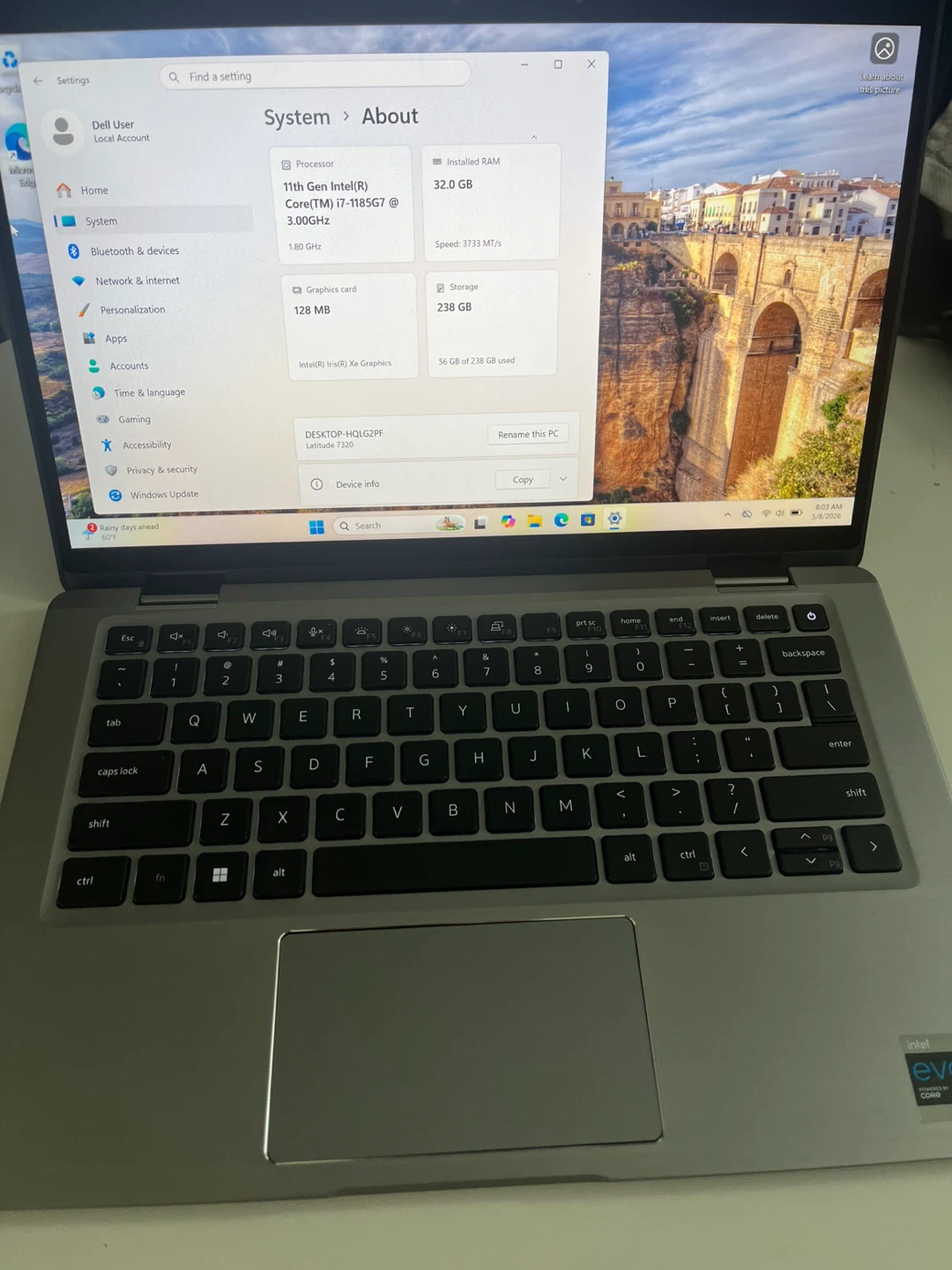 Dell Latitude 7320 Touchscreen i7/32gb ram /256gb SSD - photo 2