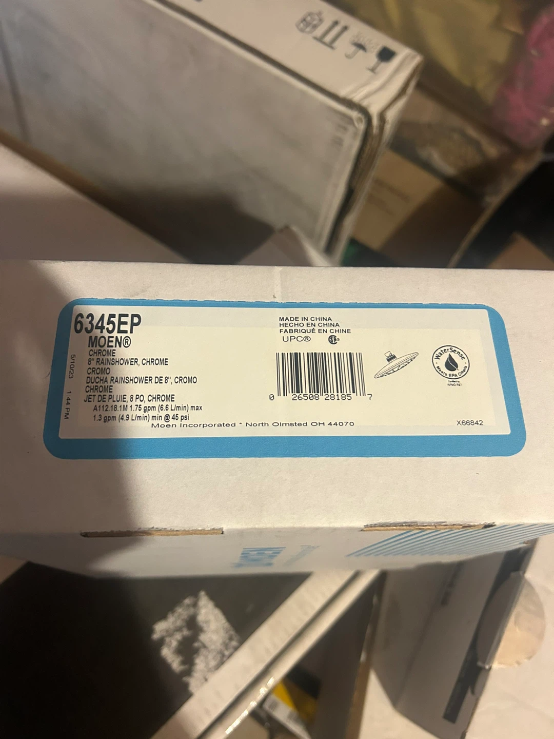 Moen 6345EP 8" Rainshower Chrome
