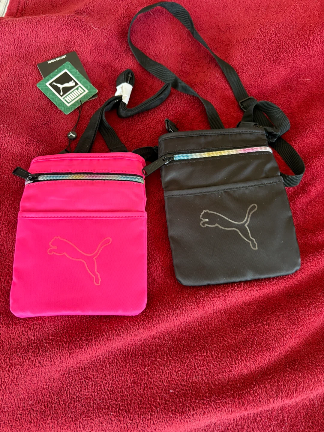 Lot de 2 pochettes Puma - Rose et Noir - photo 2