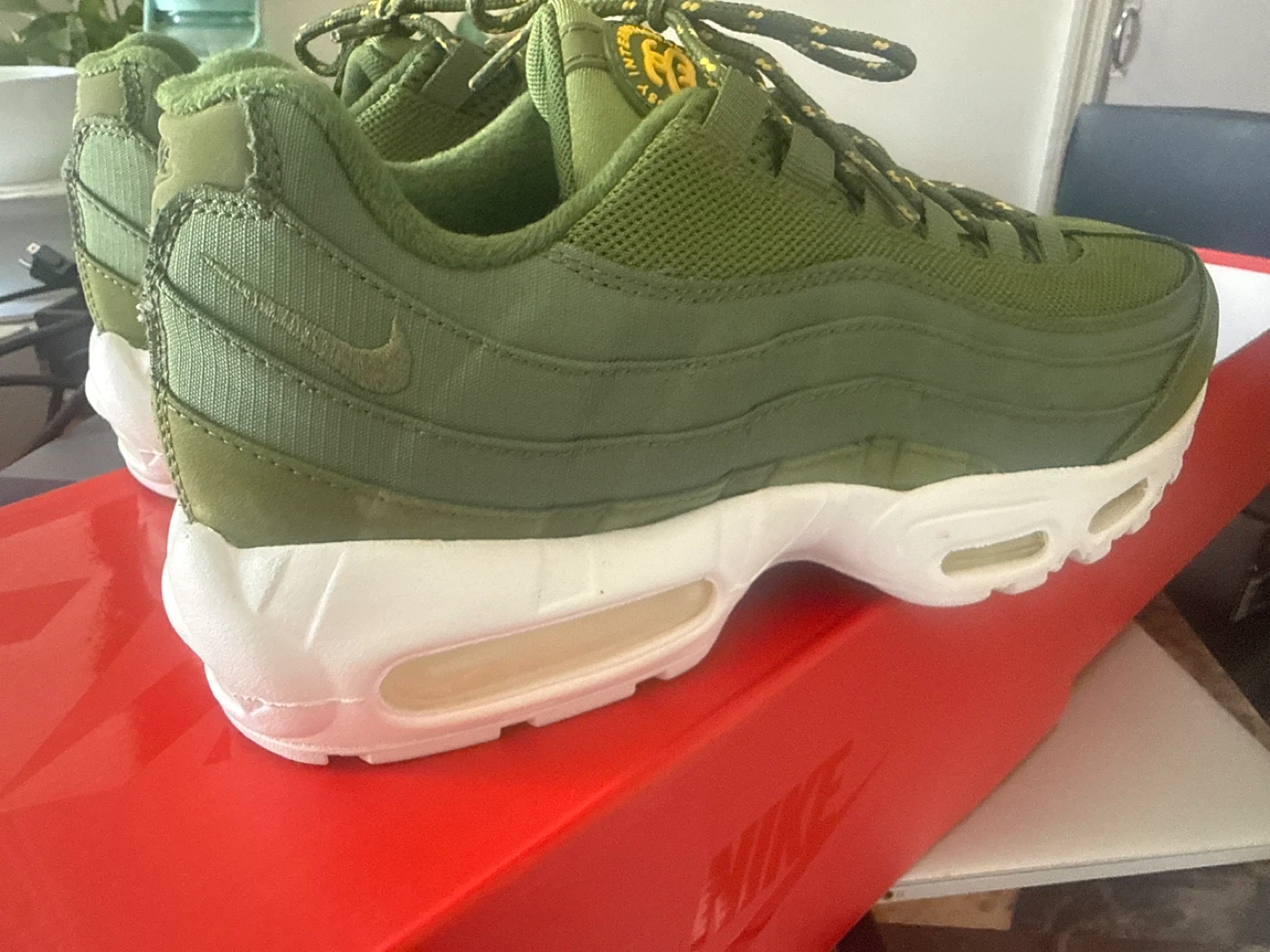 Nike Air Max 95 / Stussy Olive Green Size 8 - photo 5