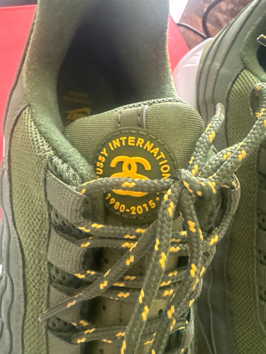Nike Air Max 95 / Stussy Olive Green Size 8 - photo 4