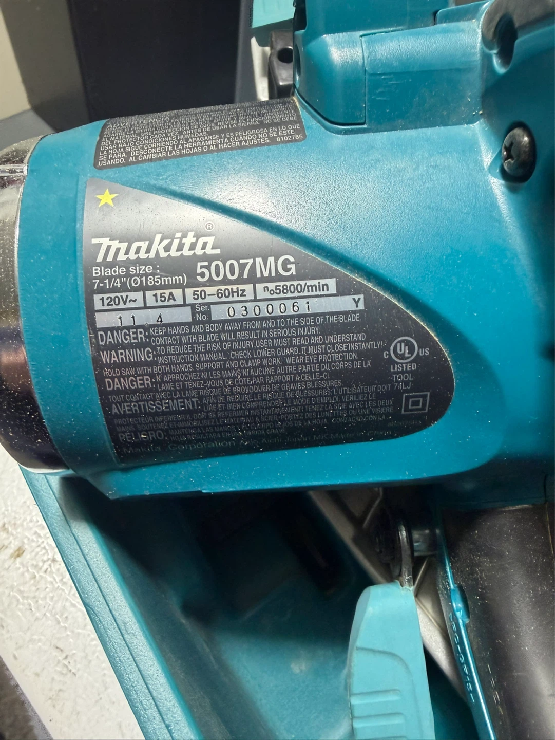 MAKITA circular saw - photo 4