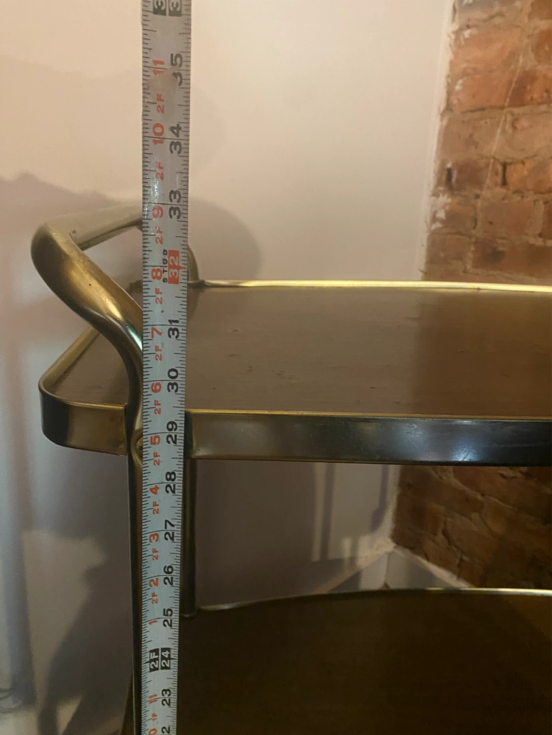 Vintage MCM 2-Tier Bar Cart - photo 5