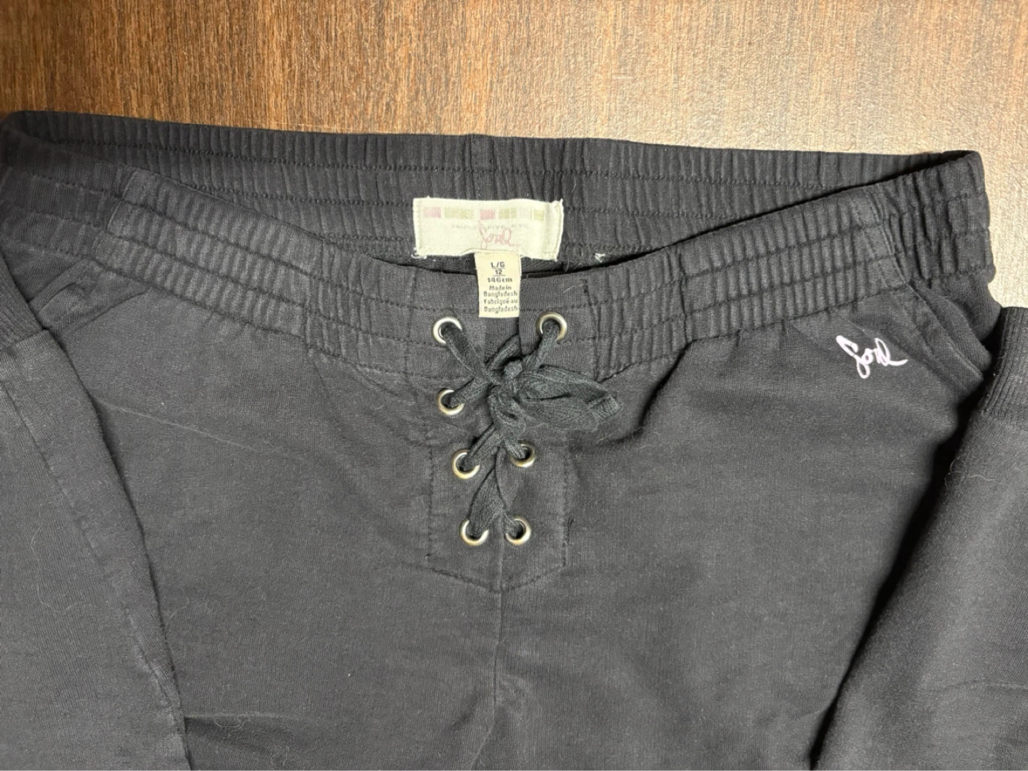🆓 Black Joggers - Size L/G (12)