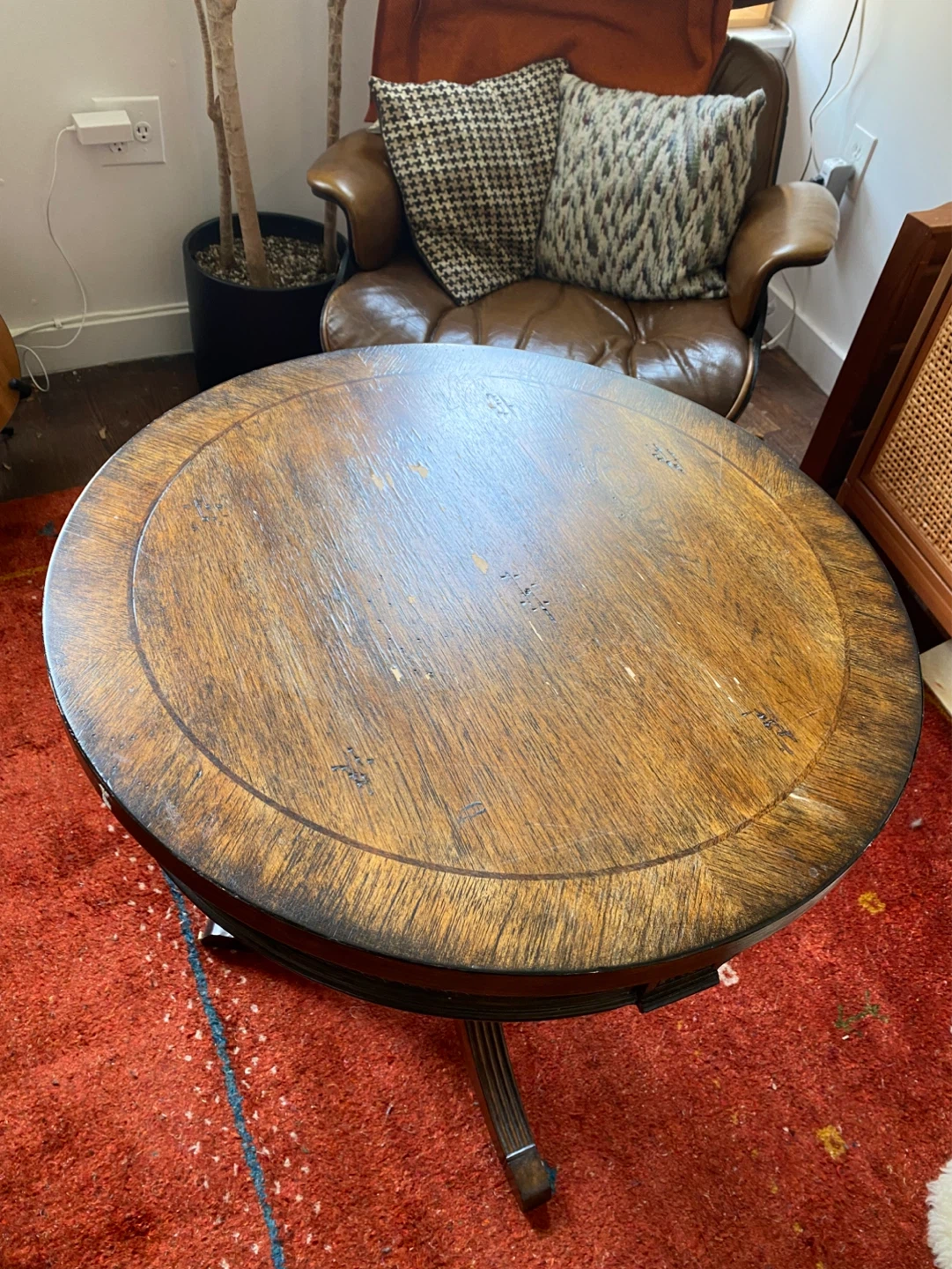 Wooden Accent Table - photo 2