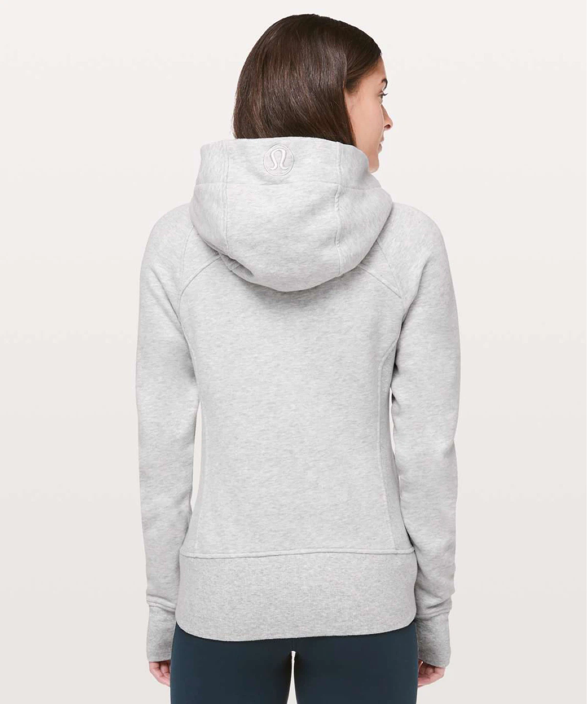 Lululemon Scuba Heathered Core Ultra Light Grey Full Zip Hoodie - photo 5