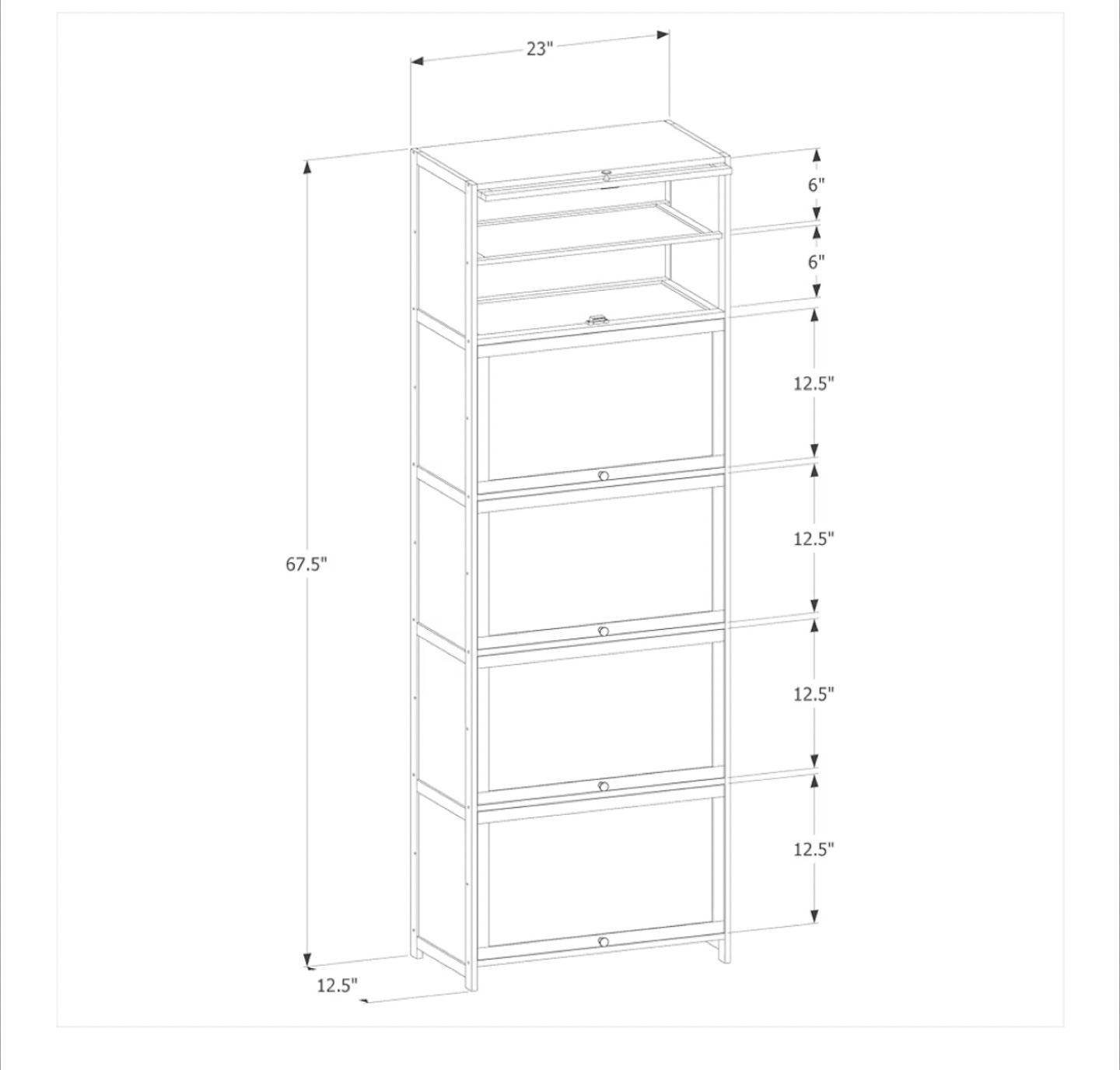 Wooden Shoe Rack Organizer with Doors - photo 2