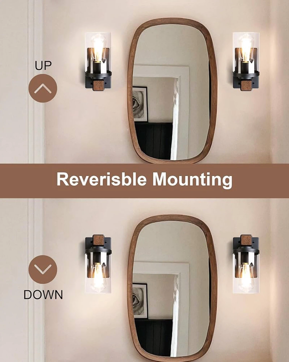 Deerine 1-Light Vanity Wall Light Set of 2 BNIB - photo 3