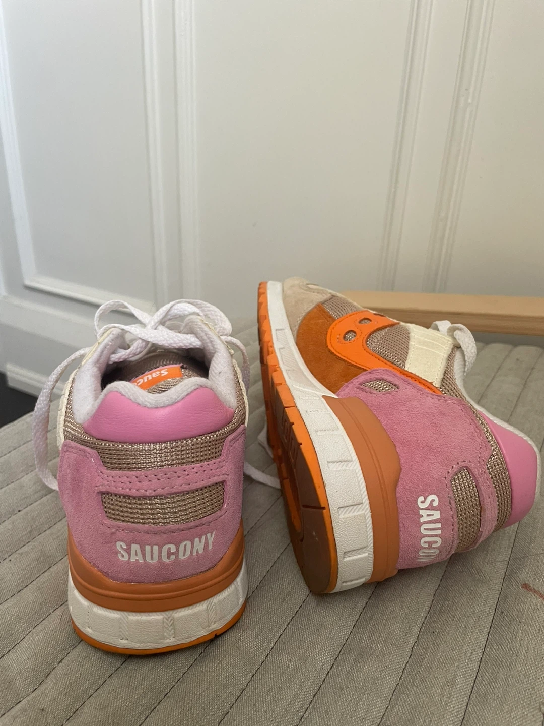 Saucony Shadow 5000 Sneakers - Pink, Orange & Beige - photo 2