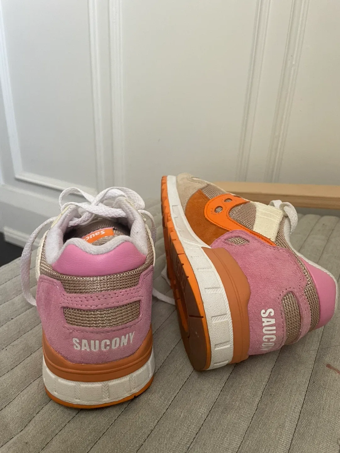 Saucony Shadow 5000 Sneakers - Pink, Orange & Beige - photo 2