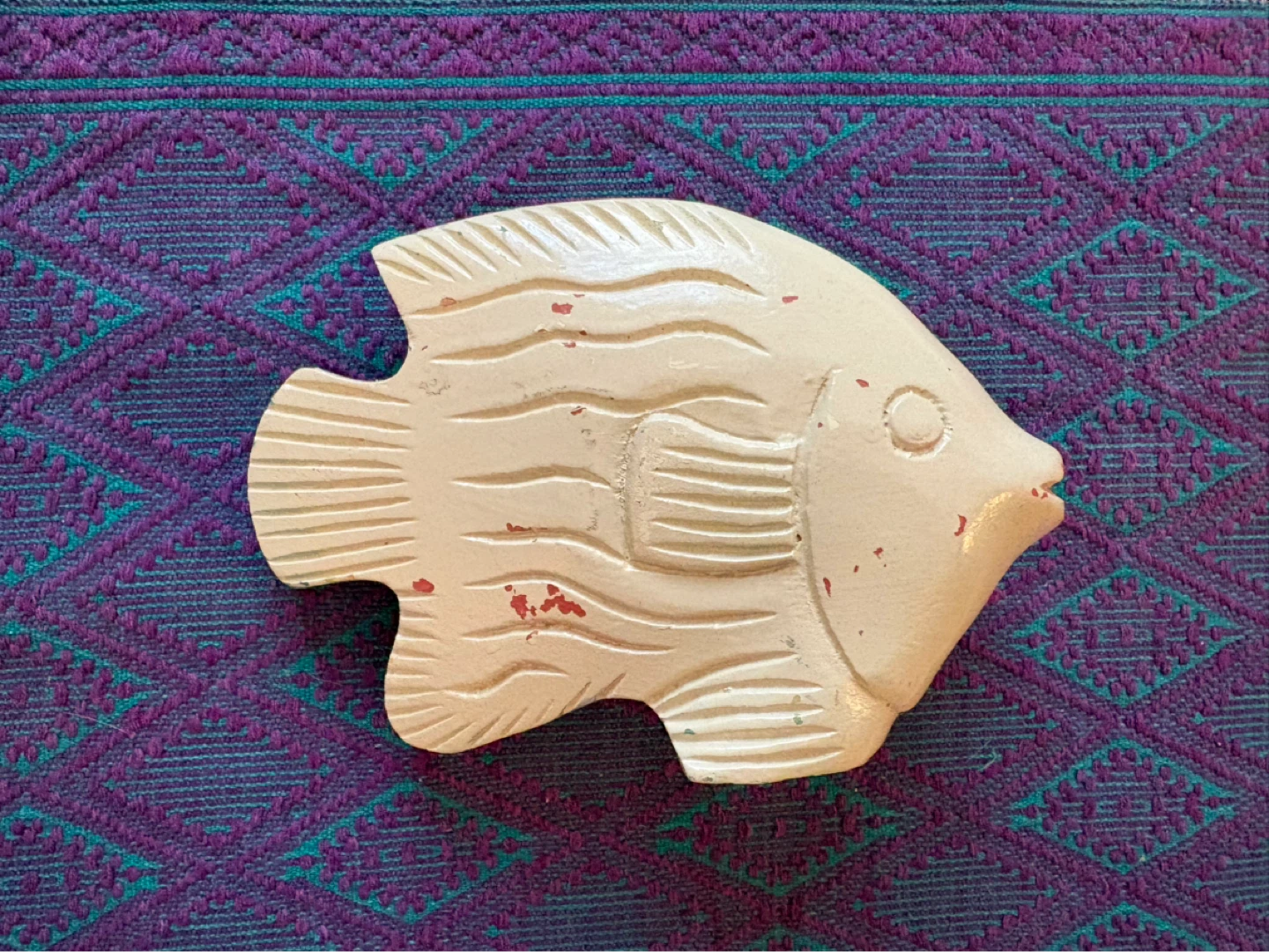 Carved Wooden Fish Decor - photo 2