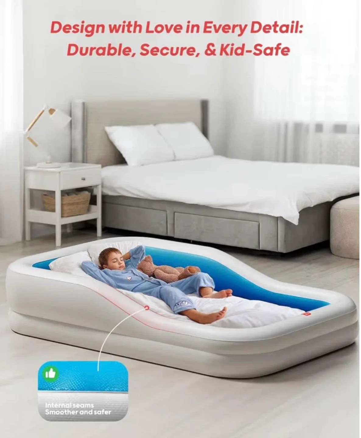 👶🏻 Inflatable Toddler Travel Bed👶🏻 - photo 3
