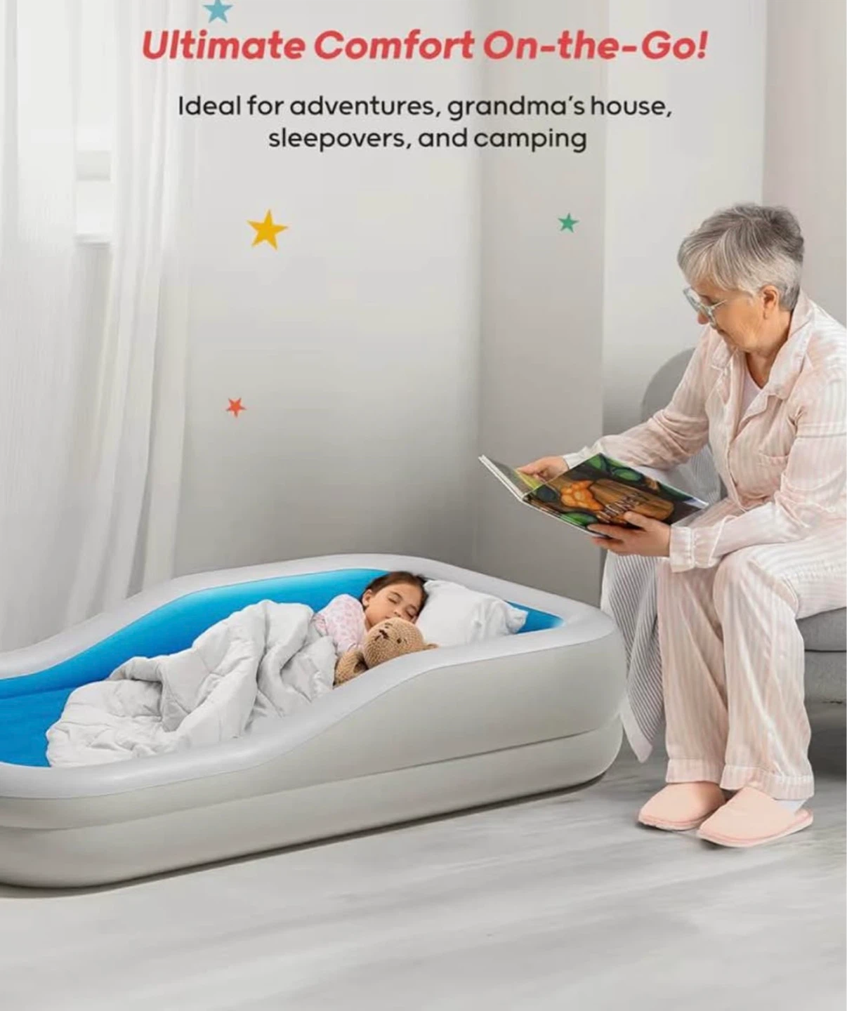 👶🏻 Inflatable Toddler Travel Bed👶🏻 - photo 5