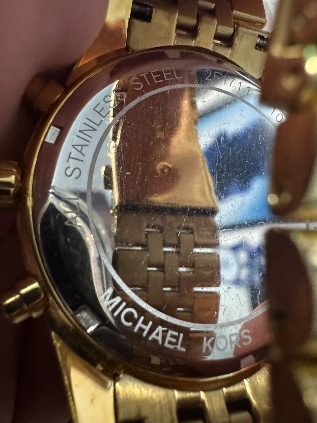 Michael Kors Gold Chronograph Watch