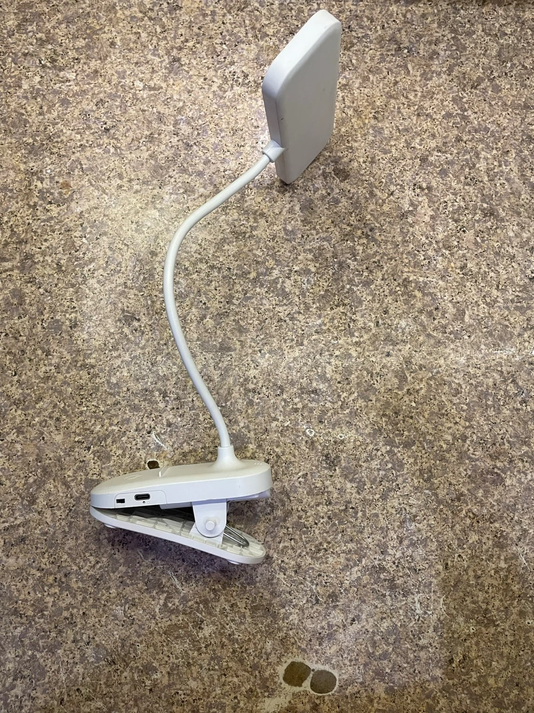 White LED Clip-On Desk Lamp - photo 2