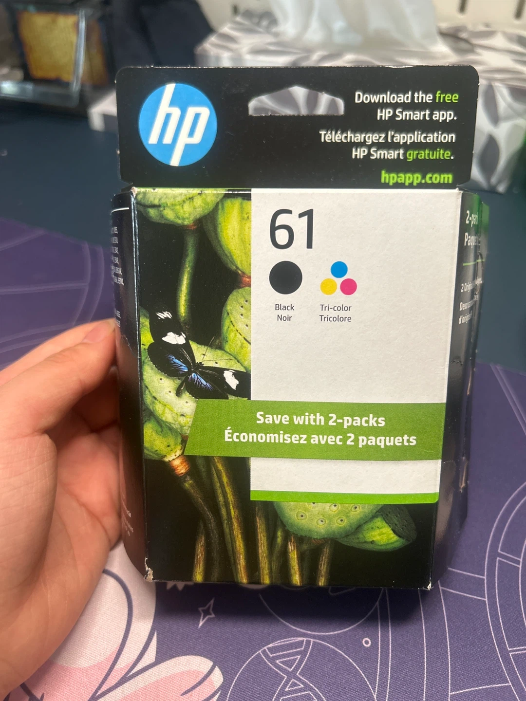 HP 61 Black & Tri-color Ink Cartridge 2-Pack