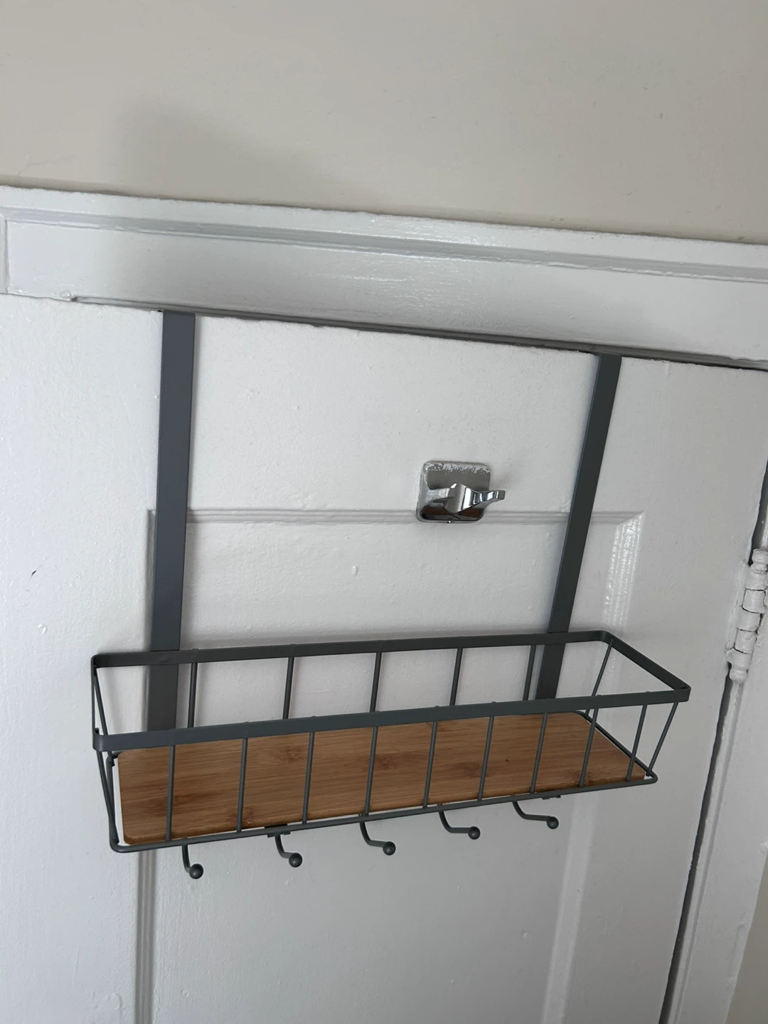 Over-the-Door Organizer Rack with Hooks