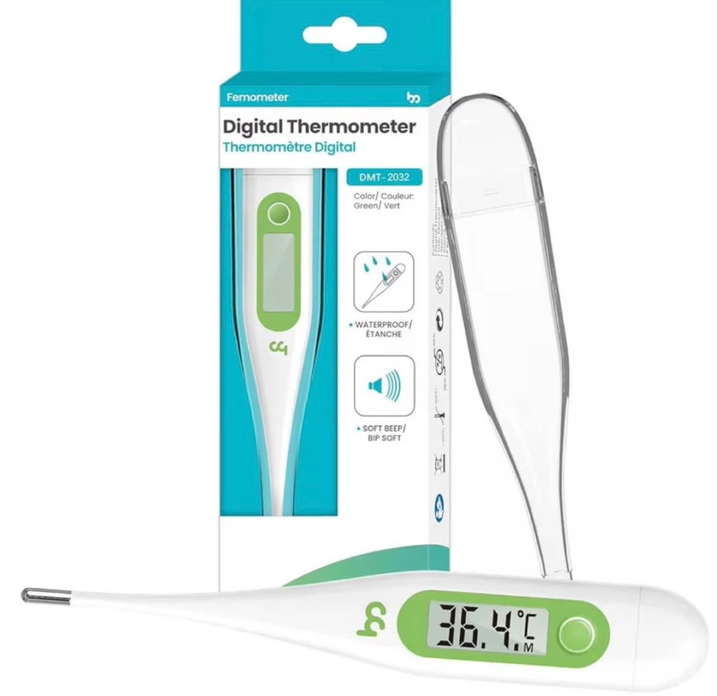 Femonemeter Digital Thermometer with Storage Case
