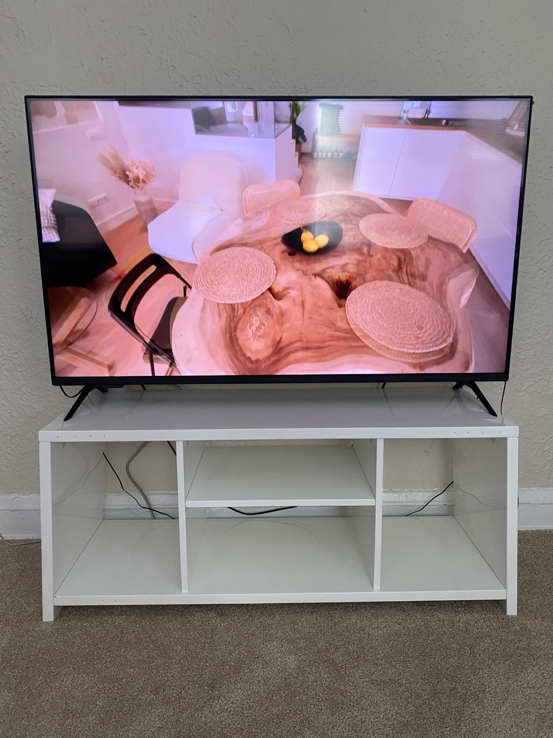 White Media Console - photo 3