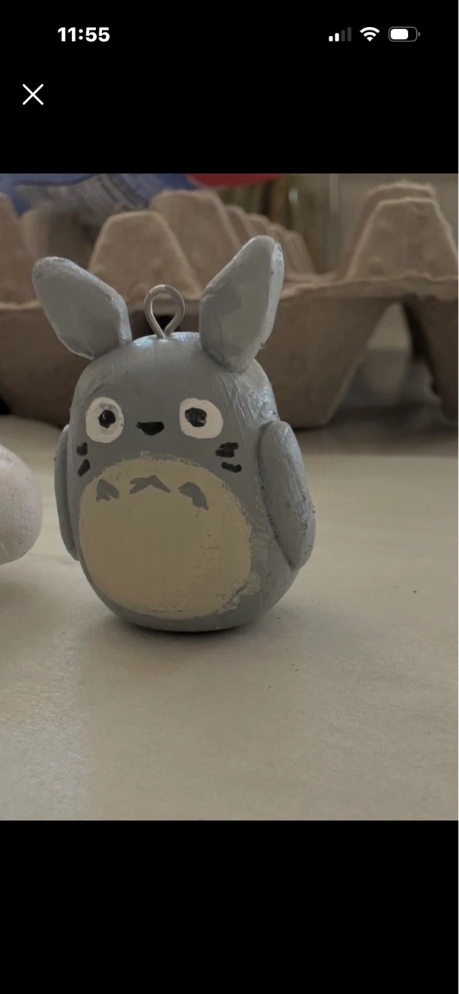Hand-Painted Totoro Ornament