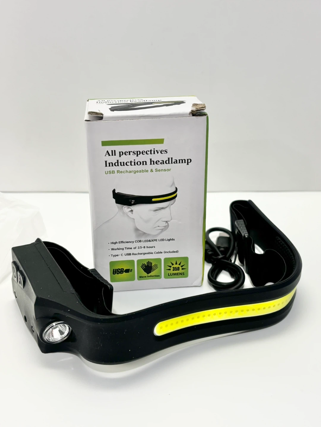 Headlamp Rechargeable LED , NEW!