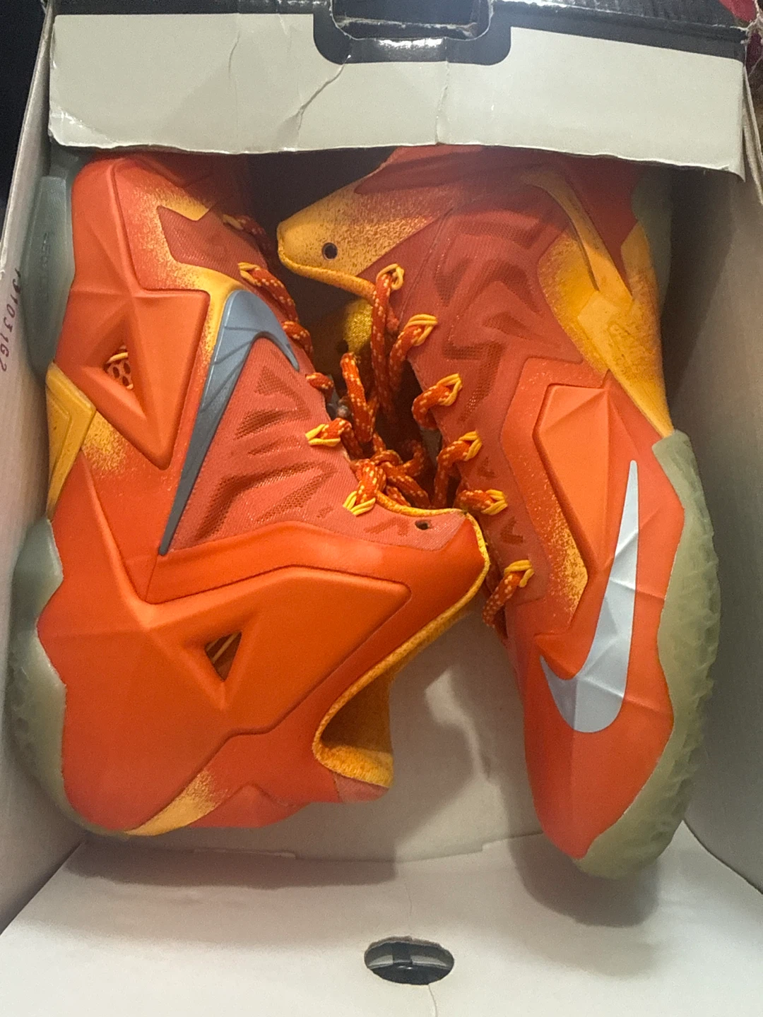 Nike LeBron XI "Preheat" Men's Basketball Shoes