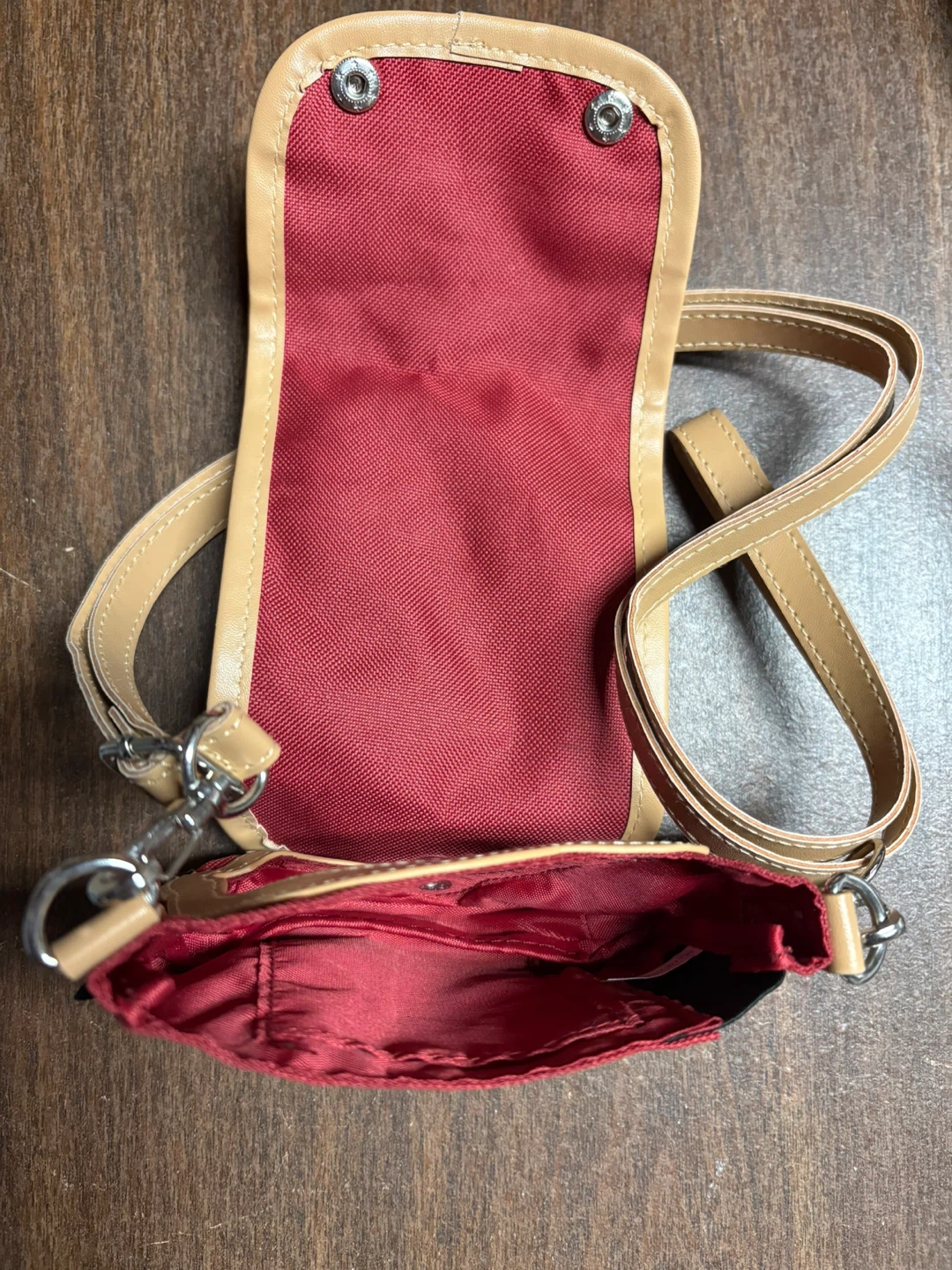 A NEW FUJIFILM Red Small Crossbody Bag with a little toy - photo 2