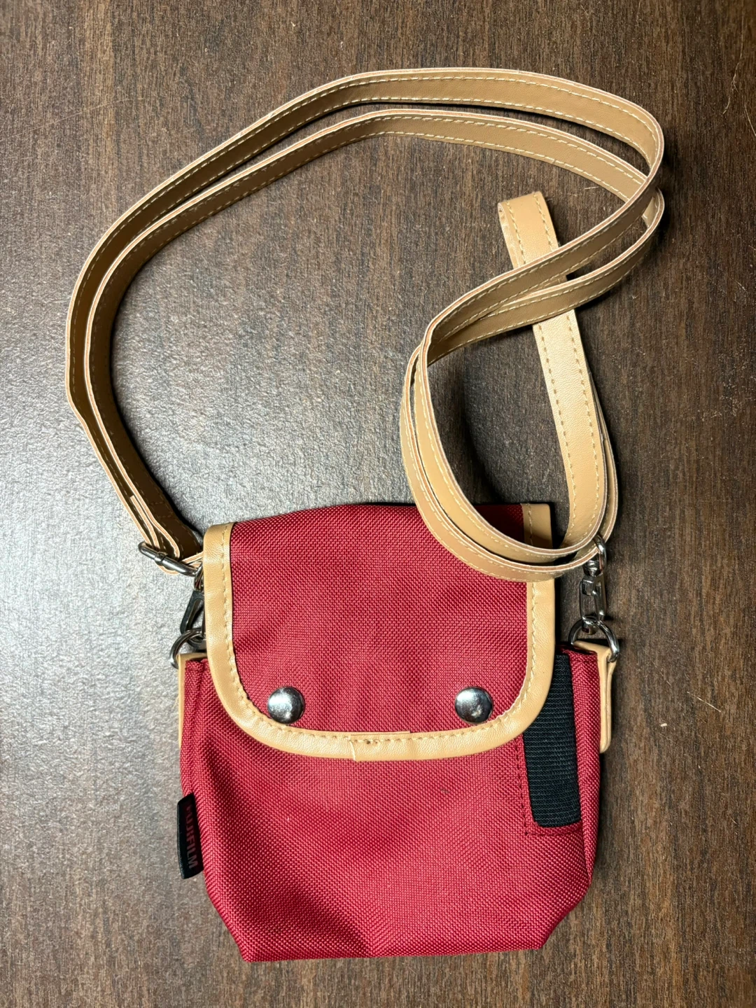 A NEW FUJIFILM Red Small Crossbody Bag with a little toy - photo 3