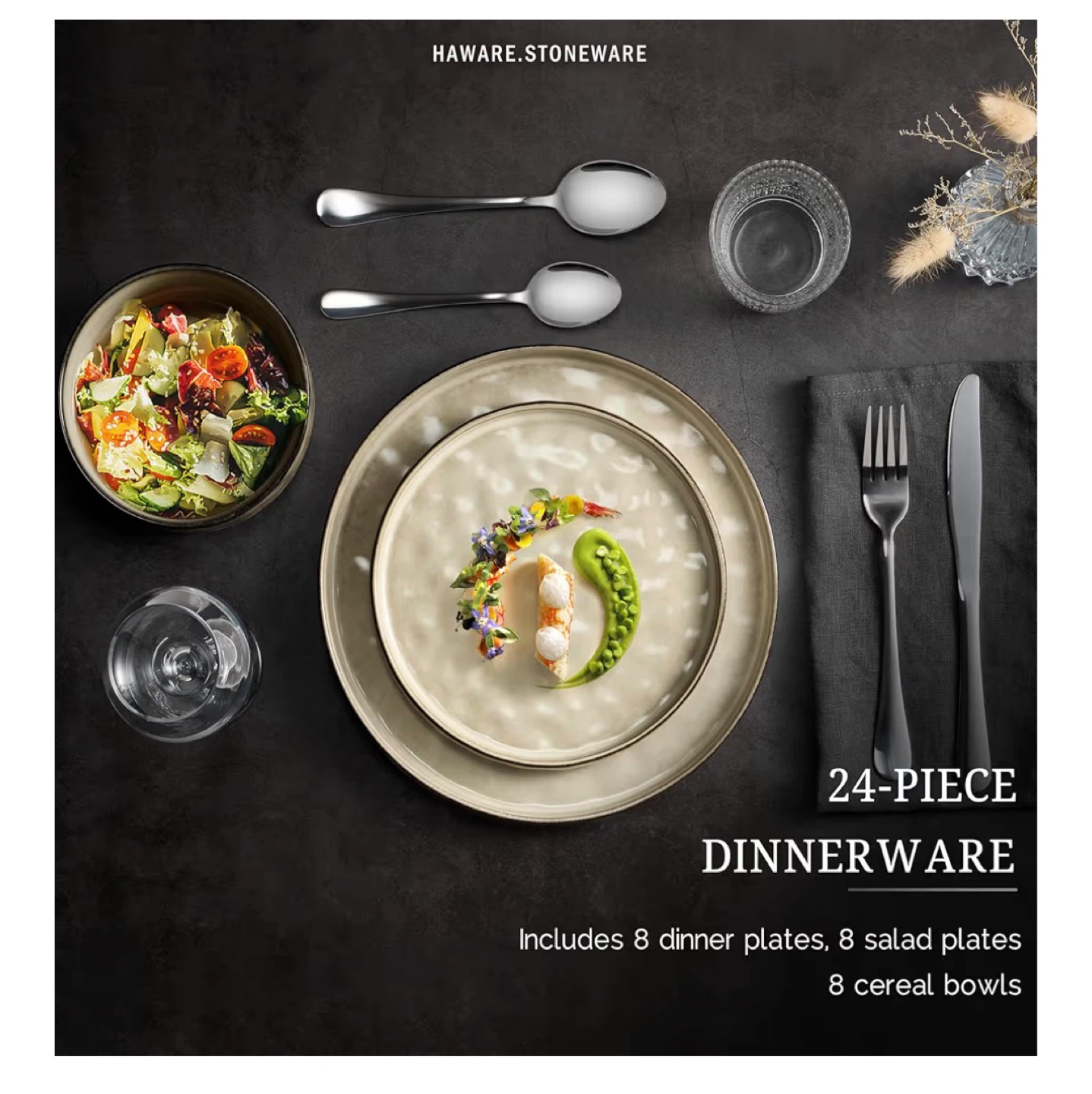 HAWARE 24-Piece Dinnerware Set - photo 4