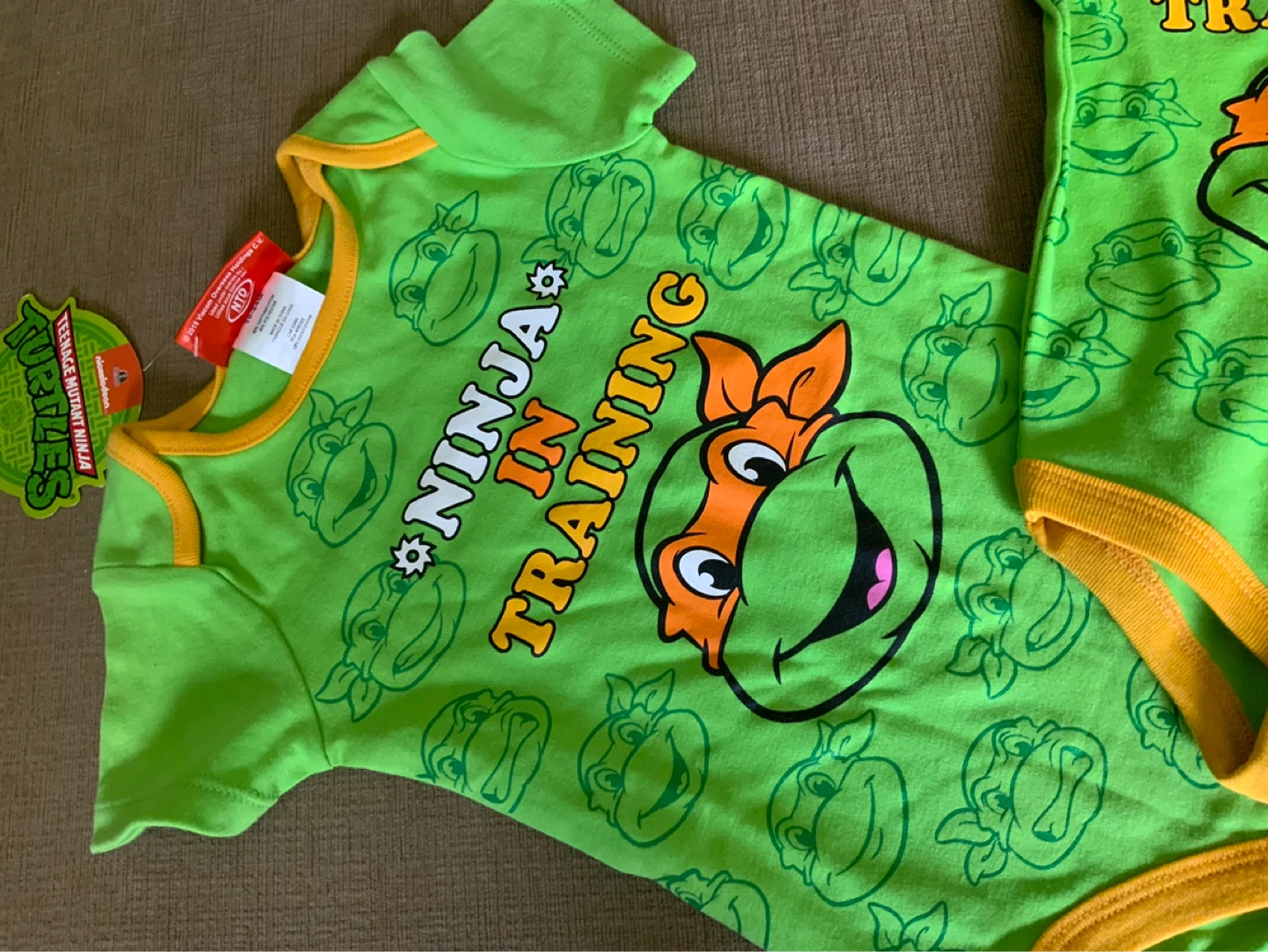 Brand NEW $10 each — Baby Onesie Teenage Mutant Ninja Turtles - photo 3