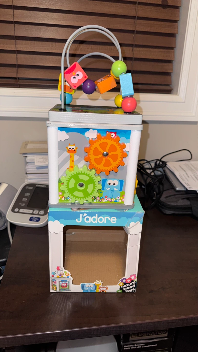 J'adore Nature Wood Toys Activity Cube