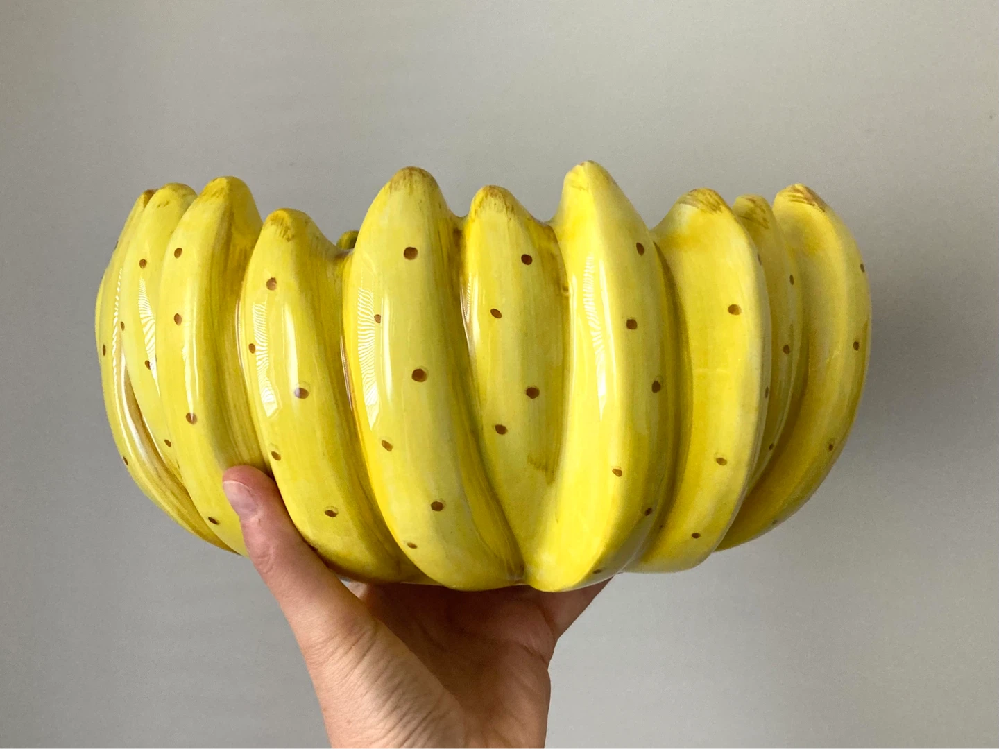 Vintage 1988 Fitz & Floyd Banana Bowl Centerpiece - photo 4