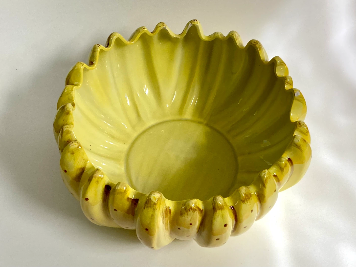 Vintage 1988 Fitz & Floyd Banana Bowl Centerpiece - photo 2