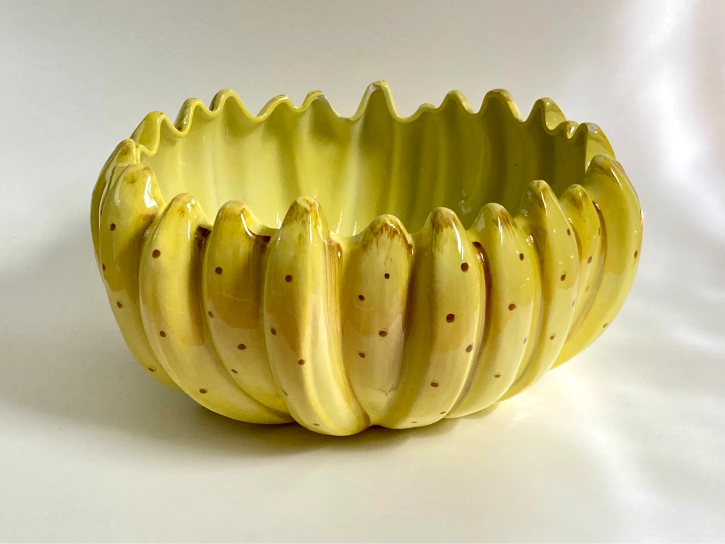 Vintage 1988 Fitz & Floyd Banana Bowl Centerpiece