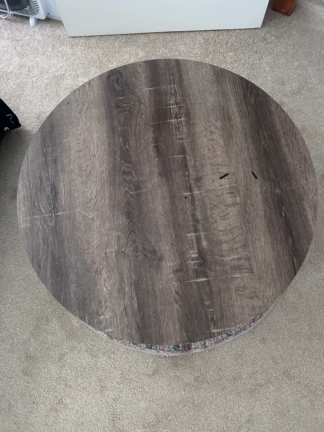 Round Wood Coffee Table - photo 4
