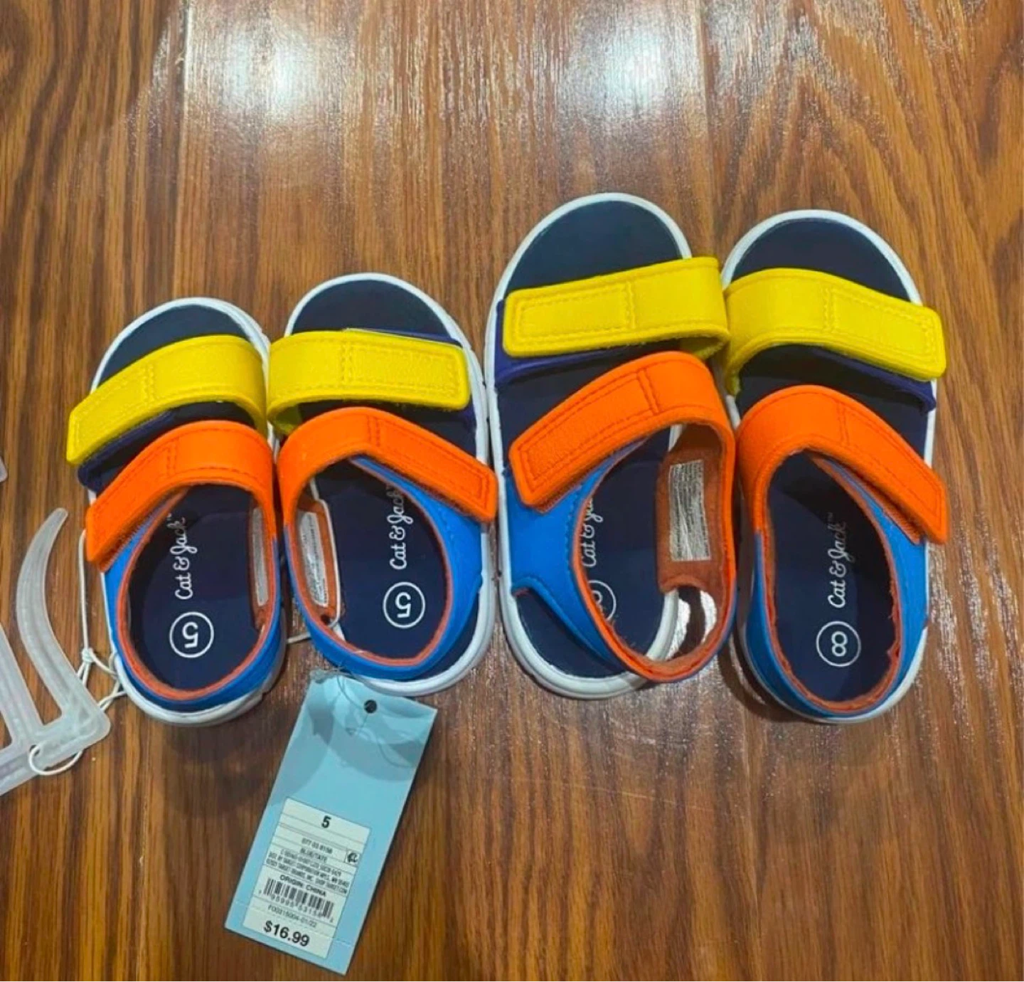 Cat & Jack Kids Sandals Size 5 and 8